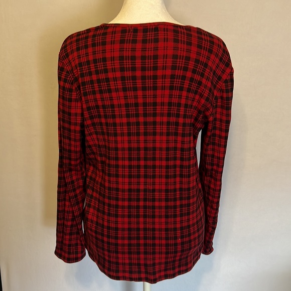Plaid long sleeve tee - Picture 2 of 3